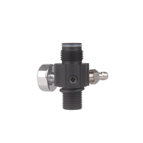 1pcs Mini G1/2-14 Output 0-4000Psi Pressure Regulator Compressor Gas Cylinder Refill Filling Adapter for Diving Aquarium Fittings(-) in Kuwait