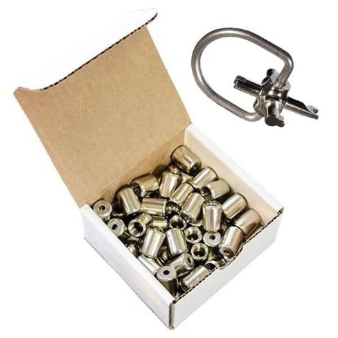 Box of (50) CD2290-1/4" Tamper Resistant Locking Safety Cap for A2L R22 R410A R422 R454, Plus (1) RSC-Tool Universal Key Tool in Saudi Arabia