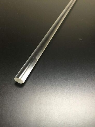 Clear Acrylic plexiglass Rod Lucite - (1 PCE) 3/8" Dia (.375) 48" Long in Saudi Arabia