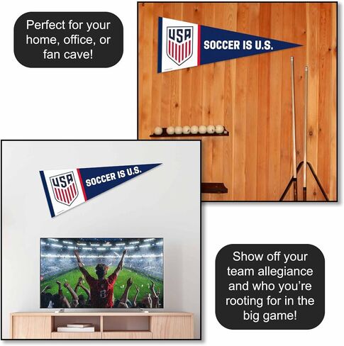 Soccer is U.S. Logo Pennant and 12x30 Banner in Saudi Arabia