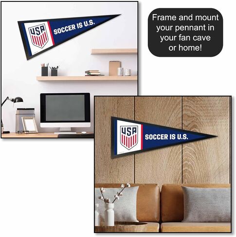 Soccer is U.S. Logo Pennant and 12x30 Banner in Saudi Arabia