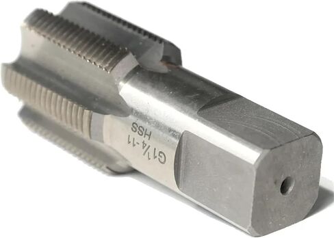 1PC of HSS Made G1-1/4"-11 BSPT Parallel British Standard Pipe Machine Taps Pipe Inner Threads Making in Kuwait