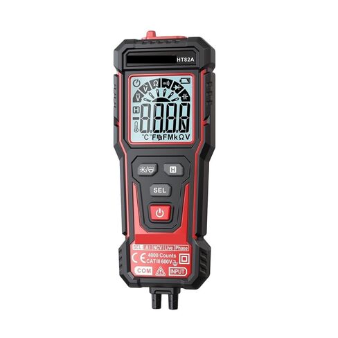 HT82A Digital Multimeter Voltage Tester 4000 Counts 600V AC/DC Volt Meter Phase Sequence Auto Ranging Multimetre in Kuwait