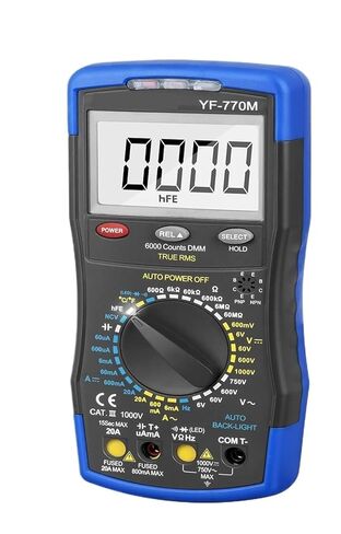مقياس متعدد رقمي HP-770M كاشف المدى التلقائي التيار المتناوب/تيار مستمر مقياس التيار الكهربائي الفولتميتر أوم الترانزستور تستر متعدد المترو in Kuwait