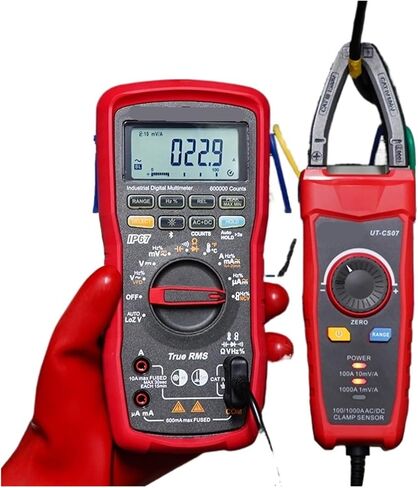 1PCS Clamp Sensor UT-CS07 1000A AC DC Current Measuring Pliers Use for UT117C UT196 UT139C UT197 UT197PV Multimeter in Kuwait