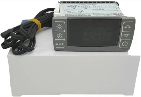 XR40CX-4N1F1 Digital Temperature Thermostat Controller,120V/50Hz-60Hz Microprocessor Compressor Defrost with Probes for Commercial Home Refrigerators Freezers Coolers in Kuwait