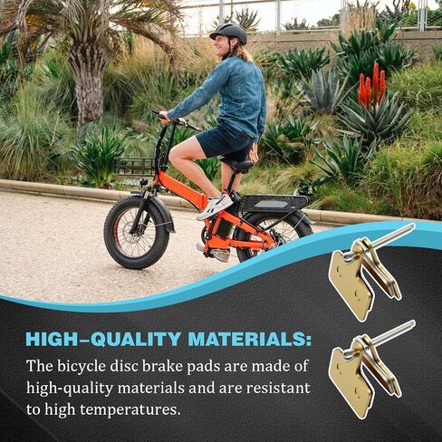 زوجان من وسادات الفرامل المتوافقة مع Heybike (2022 لاحقًا) Mars1.0/2.0، Explorer، Ranger، Cityscape، Race Plus، Race Max، Horizon، Cityrun، Tyson، Sola EBike Accessories in Kuwait