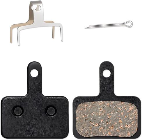 4 Pairs Bicycle Disc Brake Pads Resin Replacement Black in Kuwait