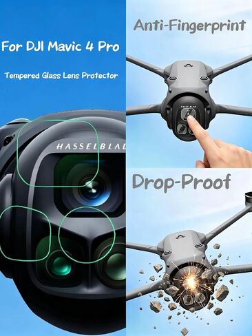 متوافق مع مجموعة ملحقات DJI Mavic 4 Pro، معدات الهبوط مع غطاء عدسة حماية للمروحة وواقي شاشة من الزجاج المقوى 9H، مجموعة حماية متكاملة للطائرة بدون طيار لتعزيز الثبات والسلامة in Kuwait