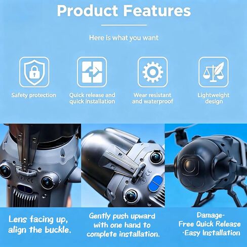 متوافق مع مجموعة ملحقات DJI Mavic 4 Pro، معدات الهبوط مع غطاء عدسة حماية للمروحة وواقي شاشة من الزجاج المقوى 9H، مجموعة حماية متكاملة للطائرة بدون طيار لتعزيز الثبات والسلامة in Kuwait