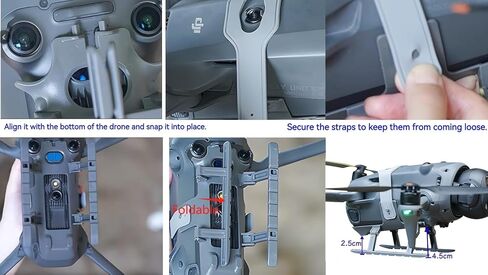 متوافق مع مجموعة ملحقات DJI Mavic 4 Pro، معدات الهبوط مع غطاء عدسة حماية للمروحة وواقي شاشة من الزجاج المقوى 9H، مجموعة حماية متكاملة للطائرة بدون طيار لتعزيز الثبات والسلامة in Kuwait