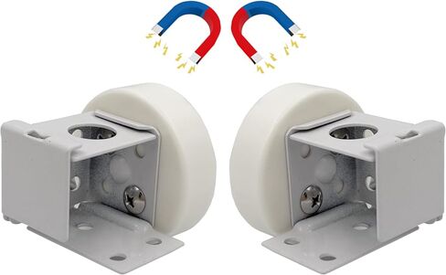 YYST 1″Magnetic Door Blind Brackets Mini Window Box Mounting Head Rail with Magnets (Type A X 2) in Saudi Arabia