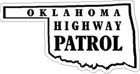 Sticker Oklahoma Highway Patrol Decal for Car Truck Bumper Laptop Vinyl (2 inch, Reflective) in Kuwait