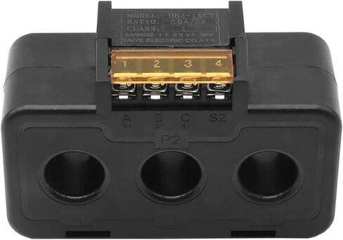Three Phase 0.5 Class Current Transformer CT5 AC Current Transformer 50A 100A 200A Current Sensor(50A) in Kuwait