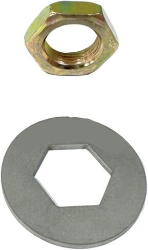 Primary Clutch Drive Pulley Lock Nut and Hexagonal Bore Washer Fit for CFmoto 400 450 500S 520 X5HO 550 U550 Z550 600 Touring 625(Anti-Clockwise Nut) in Kuwait
