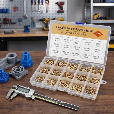 100pcs Thread Inserts M2 M3 M4 M5 M6 Brass Heat Setting Inserts in Saudi Arabia