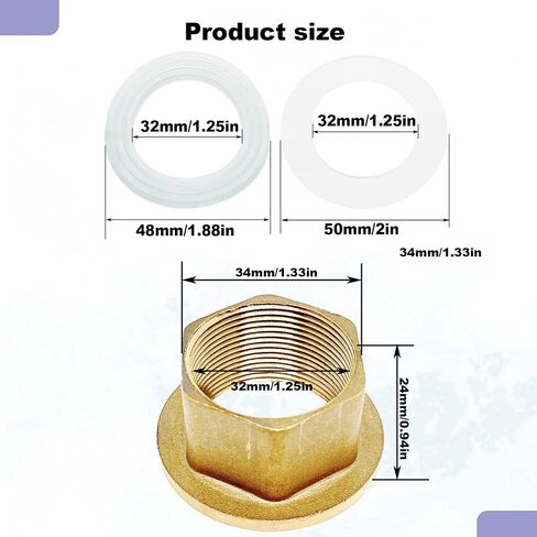 1set Brass Lock Nuts to Faucet,for Installation Kit of Basin Taps Kitchen Sink Tap(NO,4) in Kuwait
