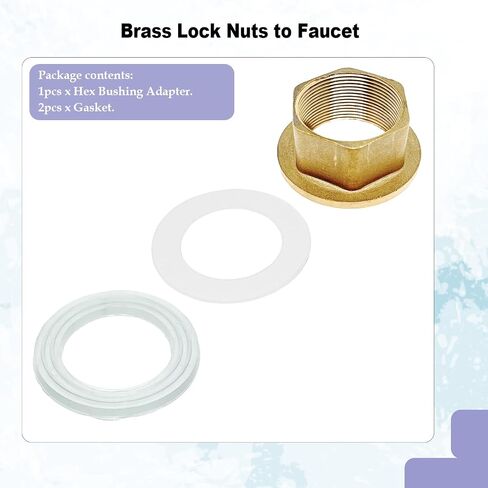 1set Brass Lock Nuts to Faucet,for Installation Kit of Basin Taps Kitchen Sink Tap(NO,4) in Kuwait