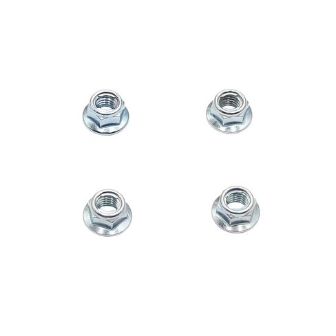 M8 x 1.25mm Flange Hex Lock Nut Self Locking Nuts 4 Pack in Kuwait