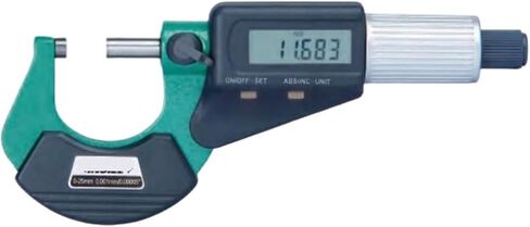 Digital Outside micrometers 0-25/25-50/50-75/75-100mm 0-1"/1-2"/2-3"/3-4" 3109-25A/50A/75A/100A(75-100mm 4inch) in Kuwait