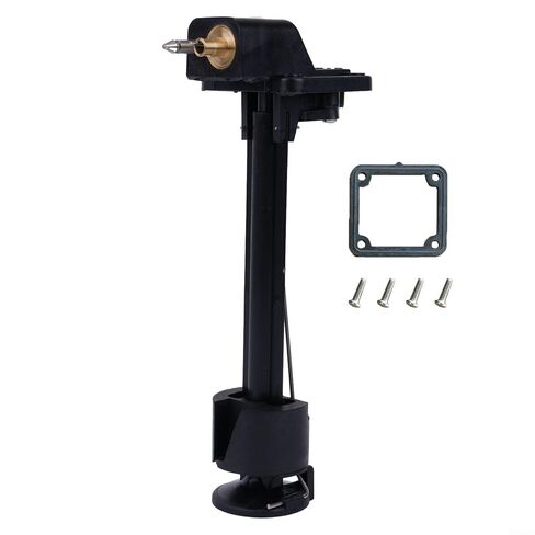 Boat Fuel Tank Connector with Fuel Meter Fitting for Outboard Motor, 12L/24LExternal Tank Gauge Assembly Compatible with Engines, Black Plastic Part in Saudi Arabia