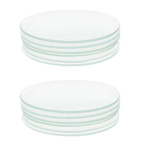 10pcs Transparent Laboratory Watch Glass Chemistry Experiment Dish for School Lab Evaporation and Beaker Cover Multifunctional in Kuwait