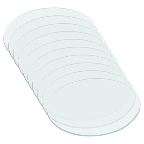 10pcs Transparent Watch Glass Beakers Covers Laboratory Glass Plates Multifunctional Evaporating Dishes for School Science Experiments and Testing Institutions in Kuwait
