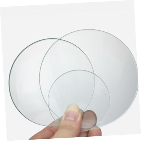 10pcs Transparent Watch Glass Beakers Covers Laboratory Glass Plates Multifunctional Evaporating Dishes for School Science Experiments and Testing Institutions in Kuwait