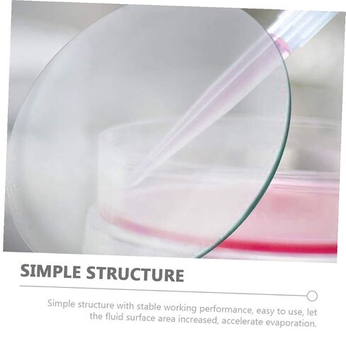 10pcs Transparent Watch Glass Beakers Covers Laboratory Glass Plates Multifunctional Evaporating Dishes for School Science Experiments and Testing Institutions in Kuwait