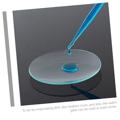 10pcs Transparent Watch Glass Beakers Covers Laboratory Glass Plates Multifunctional Evaporating Dishes for School Science Experiments and Testing Institutions in Kuwait