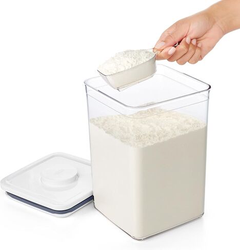OXO Good Grips POP Container 1/2 Cup Scoop, Clear (Pack of 2) in Kuwait