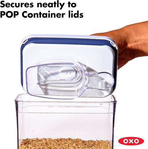 OXO Good Grips POP Container 1/2 Cup Scoop, Clear (Pack of 2) in Kuwait