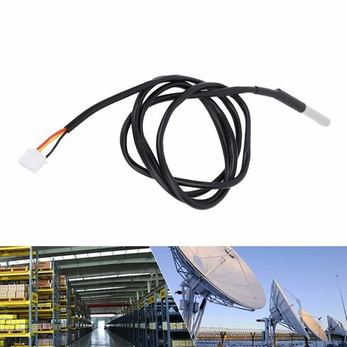 generic High Accuracy Temperature Sensor Probe, ±0.1°C Stainless Steel Thermometer with 1M Cable for Remote Monitoring, Intelligent Automation in Kuwait