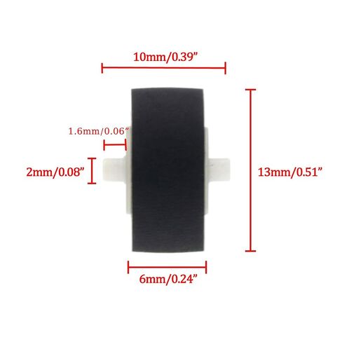استبدال بكرة قرصة الكاسيت، عجلة بكرة الشريط المطاطي، 13 مم، تناسب Rsh75 Rstr170 Rstr270 Rstr272 Rstr373 in Kuwait
