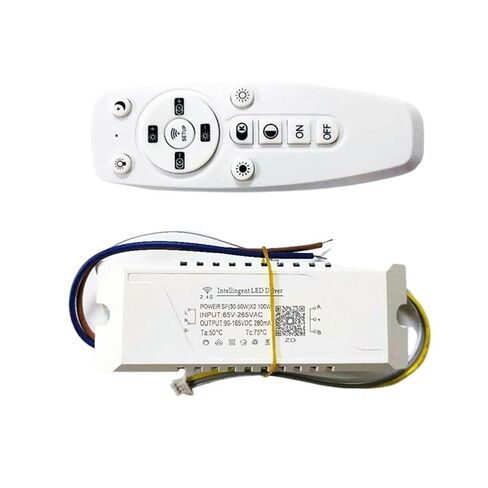 Power Input AC110 Or 220V APP Control LED Isolation Driver 2.4G Remote Intelligent LED (40-60W) X2 for Dimmable Color((40-60W)-2) in Kuwait
