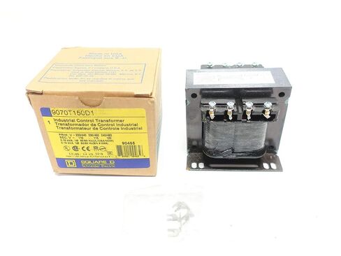 SQUARE D 9070T150D1 محول التحكم الصناعي 1PH 150VA 240/480V-AC 120V-AC in Kuwait