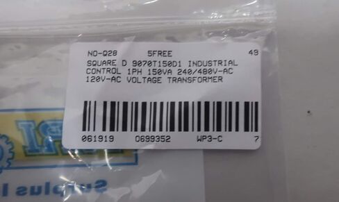 SQUARE D 9070T150D1 محول التحكم الصناعي 1PH 150VA 240/480V-AC 120V-AC in Kuwait