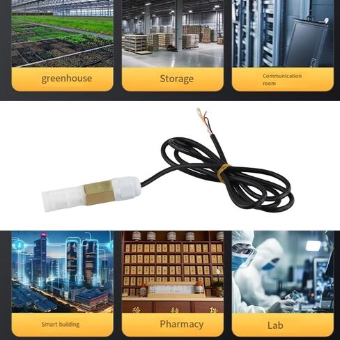 لجهاز إرسال مستشعر درجة الحرارة والرطوبة RS485، مختبر مستودع الدفيئة RTU Probe، DC 5-28V، دقة ±0.3 درجة مئوية، PE أو طرف (XY-MD03) in Kuwait