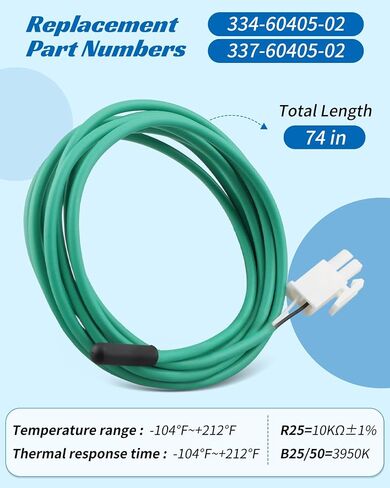 334-60405-02 Temperature Sensor Probe Fit for Traulsen G10000 G20000 G22000, Fits R & A Series Commercial Refrigerator in Kuwait
