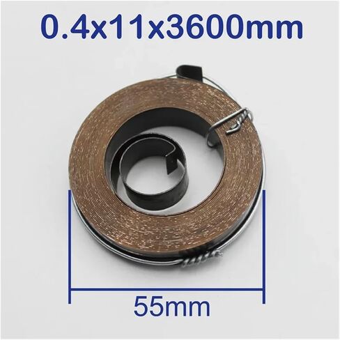 Drill Press Return Spring Flat Spiral Coil Constant Force Springs(0.3x2.6x1900mm 1pc) in Kuwait