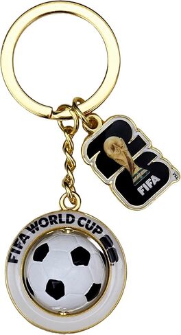 Official FIFA World Cup 26 Keychain – 3D Swivel Soccer Ball Keyring in Kuwait