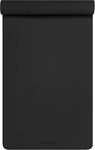 Retrospec Zuma Yoga Mat 6mm Thick Non-Slip TPE Exercise Mat | Cushioned Workout Mat for Yoga Pilates and Home Stretching | 72 x 24 with Carrying Strap in Kuwait