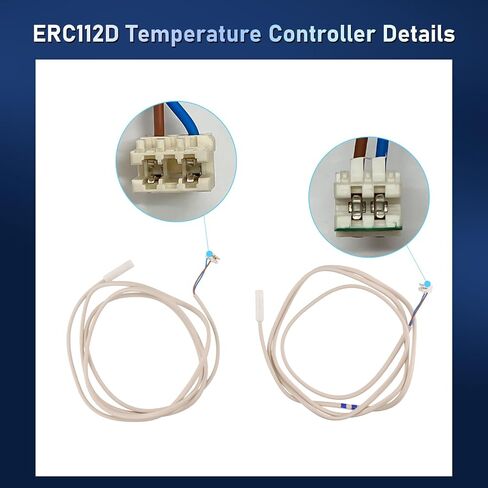 ERC112C Temperature Controller Kit with Dual NTC Sensors - Compatible with Beverage Air Delfield Randell Hoshizaki Refrigeration Units - Replaces 080G3106 080G3216 RP-CNT1704 SP-5209 in Kuwait