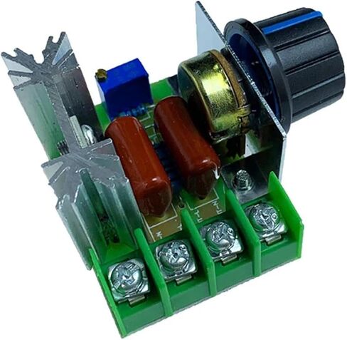 1 Pack 2000W Adjustable Motor Speed ​​Controller Voltage Regulator AC Motor Speed ​​Controller 50-220V 25A Motor in Kuwait