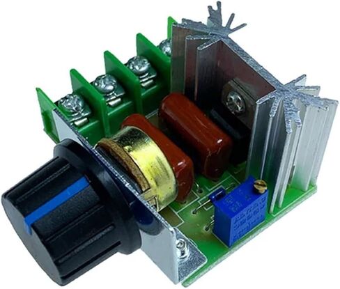 1 Pack 2000W Adjustable Motor Speed ​​Controller Voltage Regulator AC Motor Speed ​​Controller 50-220V 25A Motor in Kuwait