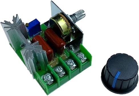 1 Pack 2000W Adjustable Motor Speed ​​Controller Voltage Regulator AC Motor Speed ​​Controller 50-220V 25A Motor in Kuwait