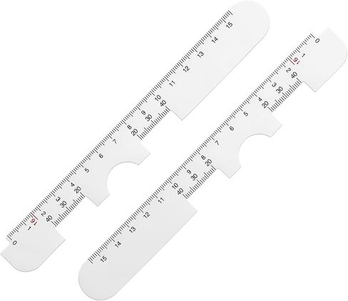 Pupillometers for Measuring Pupillary Distance with Electronic Instruction Manual Transparent Pupillary Distance Ruler for Pupil Measuring, Essential Tool for Single PD or Dual PD Measurement in Kuwait