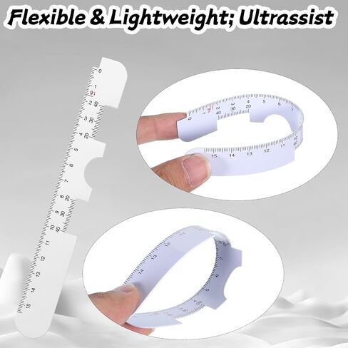 Pupillometers for Measuring Pupillary Distance with Electronic Instruction Manual Transparent Pupillary Distance Ruler for Pupil Measuring, Essential Tool for Single PD or Dual PD Measurement in Kuwait