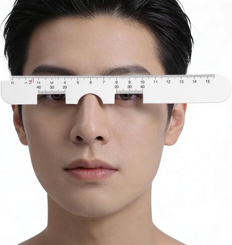 Pupillometers for Measuring Pupillary Distance with Electronic Instruction Manual Transparent Pupillary Distance Ruler for Pupil Measuring, Essential Tool for Single PD or Dual PD Measurement in Kuwait