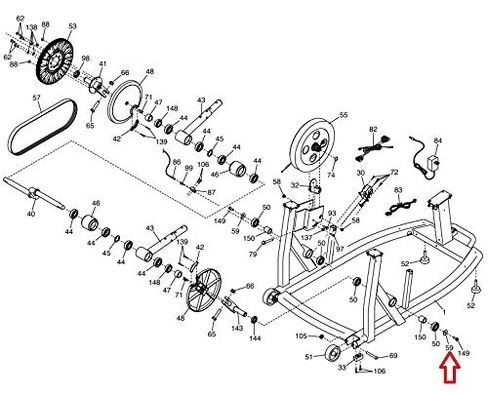 غسالة بديلة Nordic-Track M8 X 28MM تعمل مع 16.0 MME A.C.T الجزء البيضاوي التجاري 386587 لخدمة معدات القوة، مكون بديل سهل التركيب، إصلاح صالة الألعاب الرياضية in Kuwait